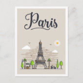 Paris Frankreich Kunstausstellung Postkarte (Vorderseite)