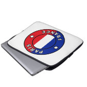 Paris Frankreich Laptopschutzhülle (Vorne Knopf)