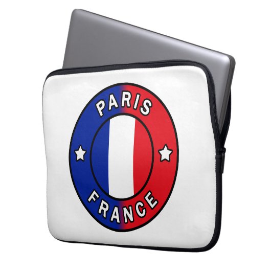 Paris Frankreich Laptopschutzhülle (Vorderseite Links)