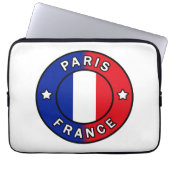 Paris Frankreich Laptopschutzhülle (Vorderseite)