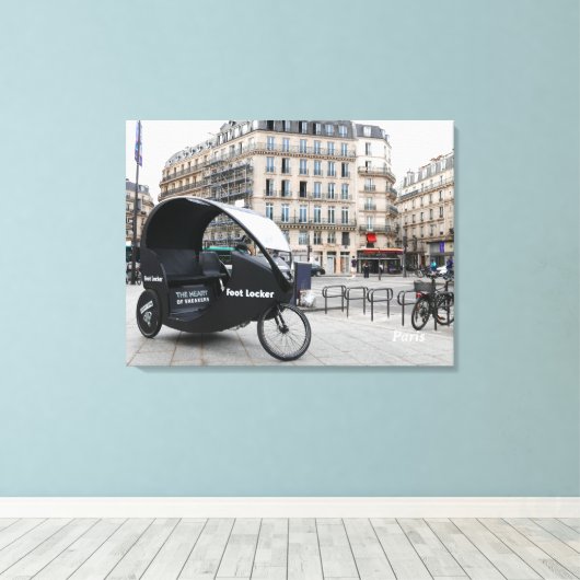 Paris. Frankreich. Leinwanddruck (Insitu (Holzboden))