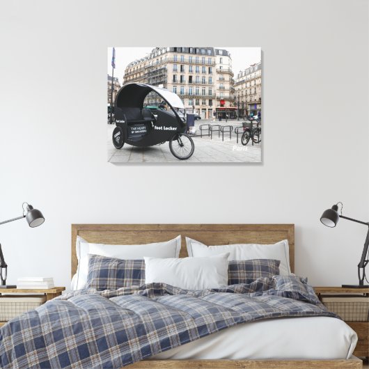 Paris. Frankreich. Leinwanddruck (Insitu (Schlafzimmer))