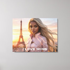 PARIS - FRANKREICH LEINWANDDRUCK