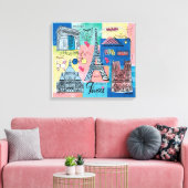 Paris, Frankreich Leinwanddruck (Insitu (Wohnzimmer))