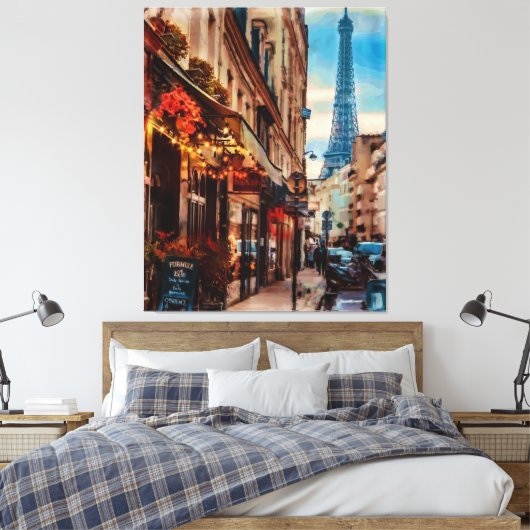 Paris Frankreich Leinwanddruck (Insitu (Schlafzimmer))