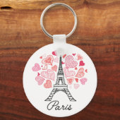 Paris, Frankreich Liebe Schlüsselanhänger (Vorderseite)