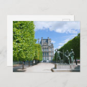 Paris. Frankreich. Louvre Postkarte (Vorne/Hinten)