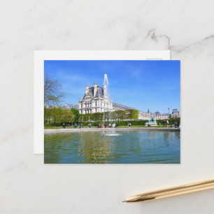 Paris. Frankreich. Louvre Postkarte