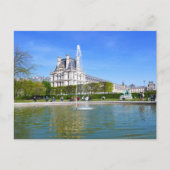 Paris. Frankreich. Louvre Postkarte (Vorderseite)