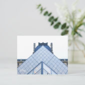 Paris. Frankreich. Louvre Postkarte (Stehend Vorderseite)