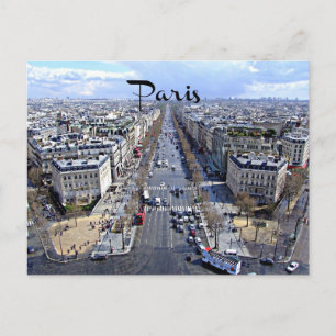 Paris, Frankreich - Luftbild Postkarte
