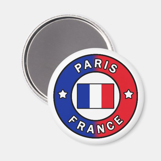 Paris Frankreich Magnet (Vorderseite/Rückseite)