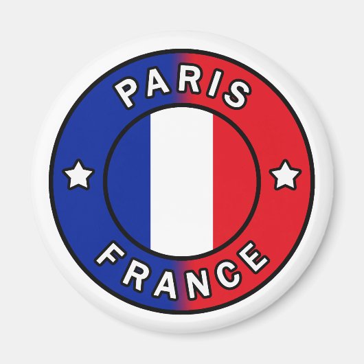 Paris Frankreich Magnet (Vorne)
