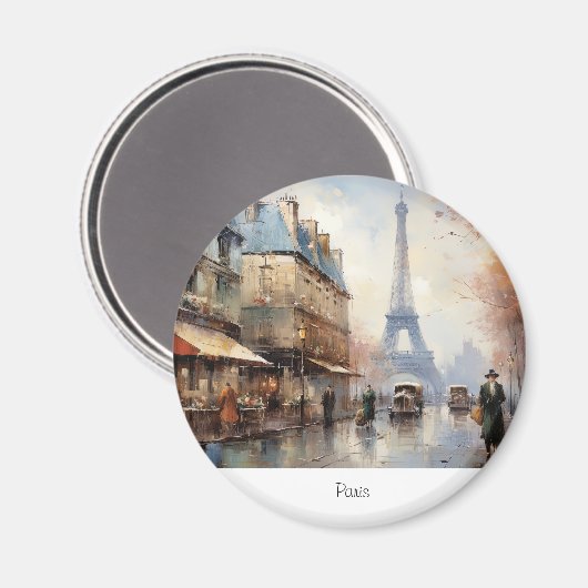 Paris Frankreich Magnet (Vorderseite/Rückseite)