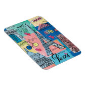 Paris, Frankreich Magnet (Rechte Seite)