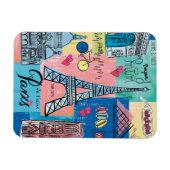 Paris, Frankreich Magnet (Horizontal)