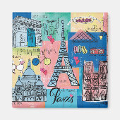  Paris, Frankreich Magnet (Vorne)