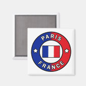 Paris Frankreich Magnet (Vorderseite/Rückseite)