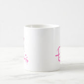 Paris, Frankreich mit Rosa-Bow Kaffeetasse (Mittel)