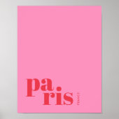 Paris Frankreich moderne Stadt Poster (Vorne)