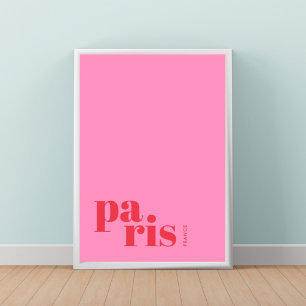 Paris Frankreich moderne Stadt Poster