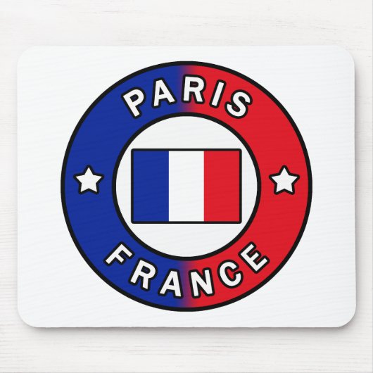 Paris Frankreich Mousepad (Vorne)