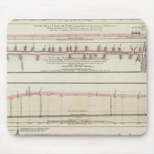  Paris, Frankreich Mousepad (Vorne)