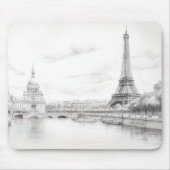 Paris Frankreich Mousepad (Vorne)
