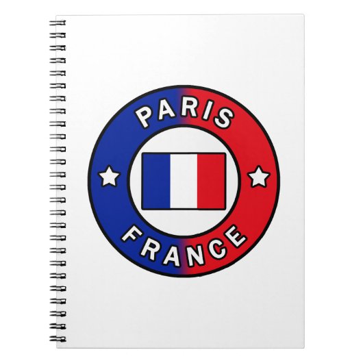 Paris Frankreich Notizblock (Vorderseite)