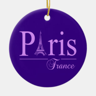 Paris-Frankreich-Ornament, anpassen Keramik Ornament