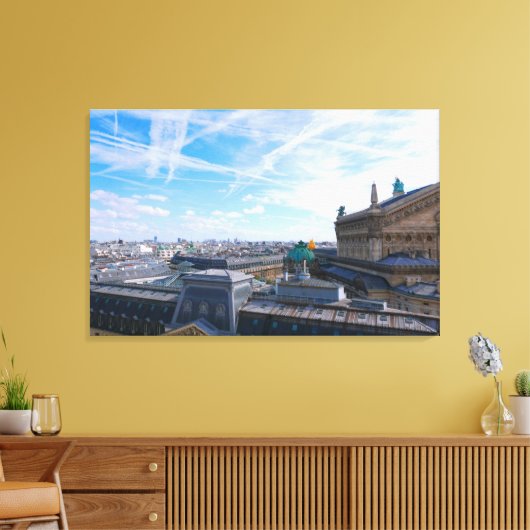 Paris. Frankreich. Palais Garnier Leinwanddruck (Insitu (Wohnzimmer))