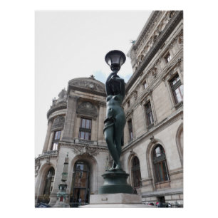 Paris. Frankreich. Palais Garnier Poster