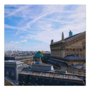 Paris. Frankreich. Palais Garnier Poster