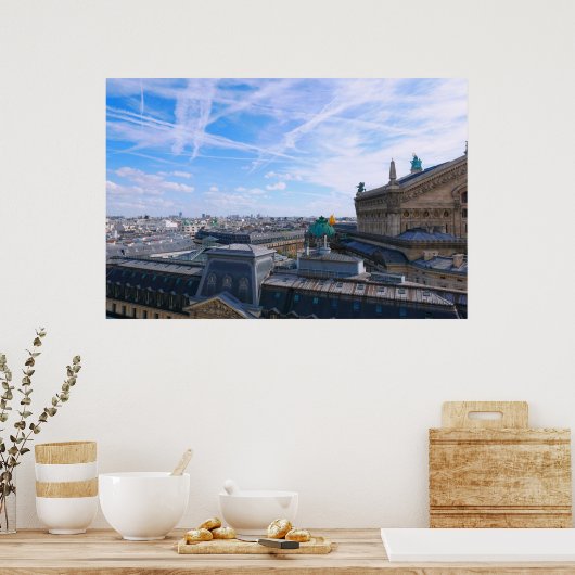 Paris. Frankreich. Palais Garnier Poster (Küche)