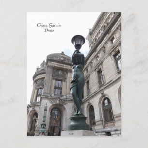 Paris. Frankreich. Palais Garnier Postkarte