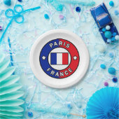 Paris Frankreich Pappteller (Party)