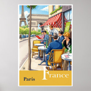 Paris, Frankreich Plakat