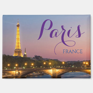 Paris Frankreich Postcard Eiffel Tower Magnet