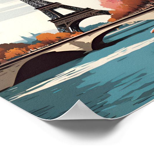 Paris Frankreich Poster (Ecke)