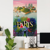 Paris, Frankreich Poster (Heimbüro)