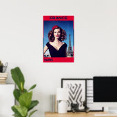 Paris, Frankreich Poster (Heimbüro)