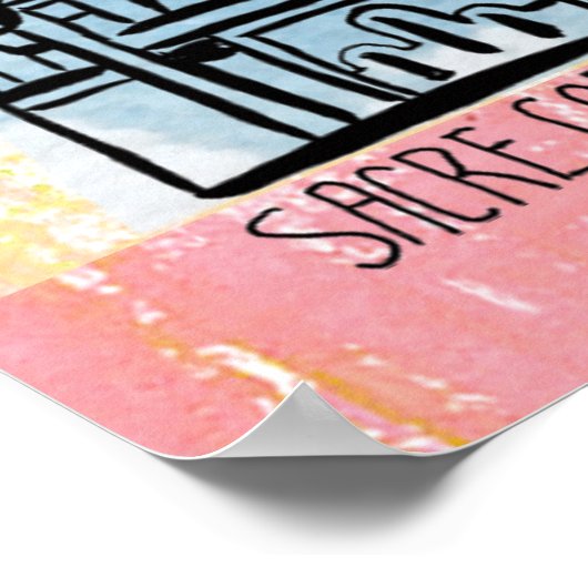 Paris, Frankreich Poster (Ecke)