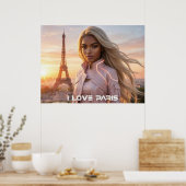 PARIS - FRANKREICH POSTER (Küche)