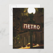 Paris, Frankreich Postkarte (Vorne/Hinten)