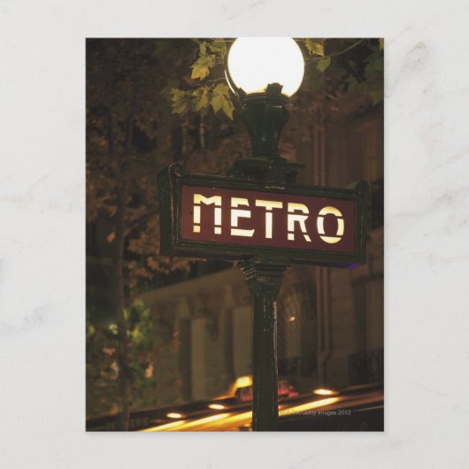 Paris, Frankreich Postkarte (Vorderseite)