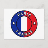 Paris Frankreich Postkarte (Vorderseite)