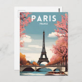 Paris Frankreich Postkarte (Vorne/Hinten)