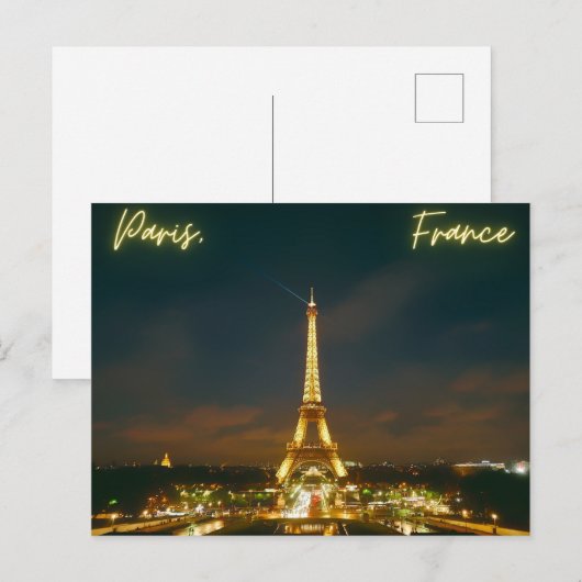 Paris, Frankreich Postkarte (Vorne/Hinten)