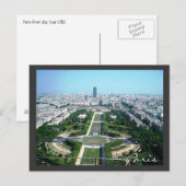 Paris, Frankreich Postkarte (Vorne/Hinten)
