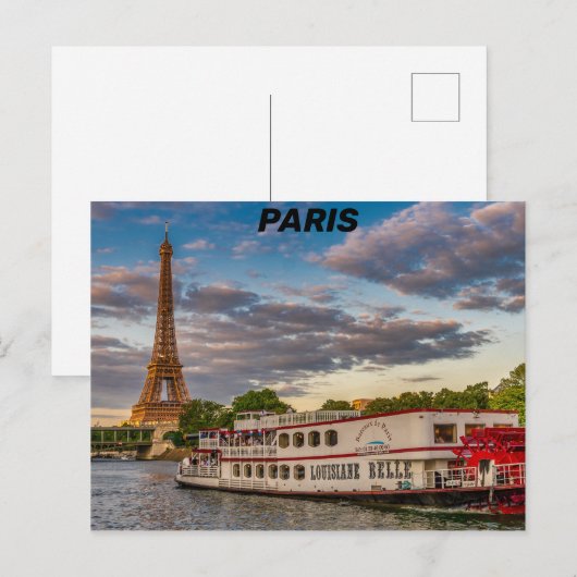 Paris - Frankreich Postkarte (Vorne/Hinten)